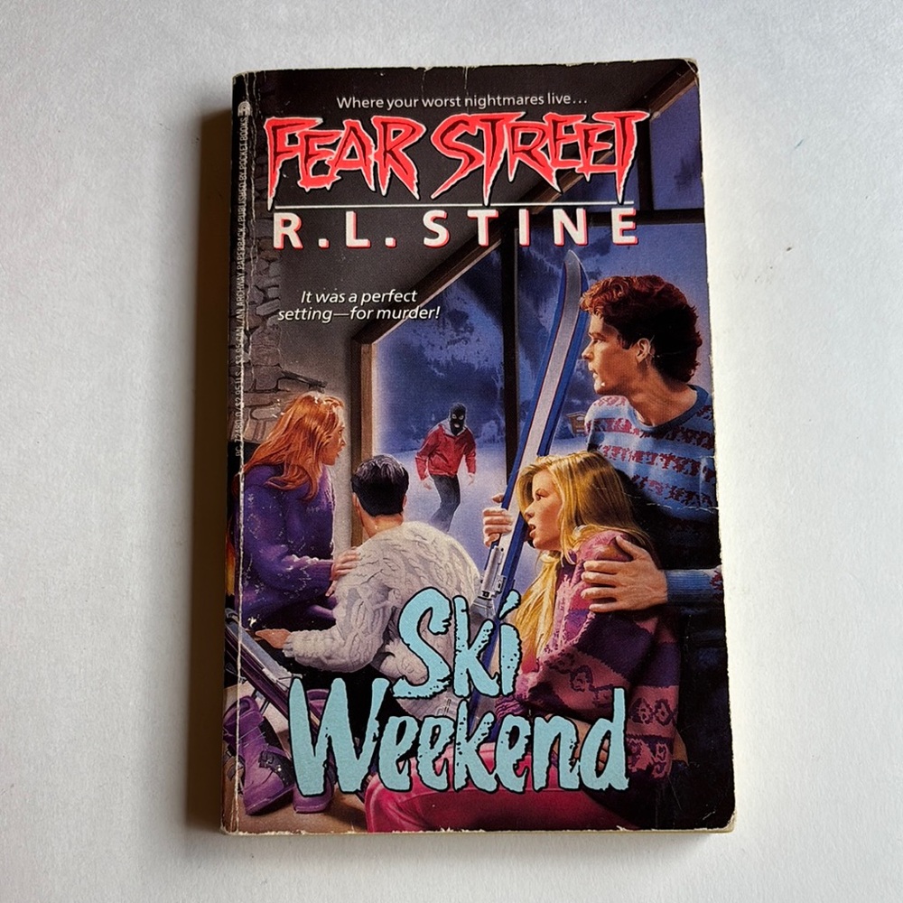 Vintage Fear Street Ski Weekend Book by R.L. Stine Paperback